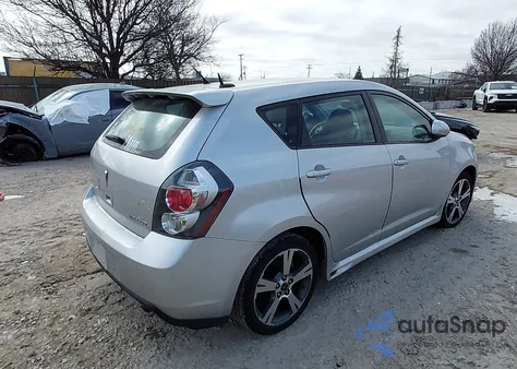 2009 Pontiac Vibe Gt z USA, uszkodzony, nr VIN 5Y2SR67059Z452669